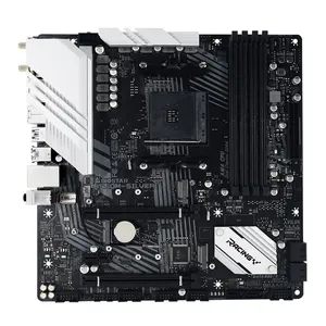 Placa Mae Biostar Racing B550M-SILVER, DDR4, Socket AM4, M-ATX, Chipset AMD B550, B550M-SILVER