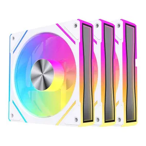 Kit Ventoinhas Acegeek Silverline ARGB 3x120mm Branco