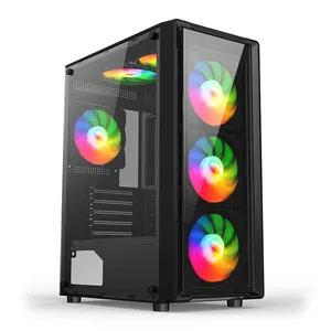 Gabinete Gamer Liketec Sigma Glass, RGB, Mid Tower, Lateral De Vidro, Com 3 Fans, Preto, LC-MT-SIGMA-2023