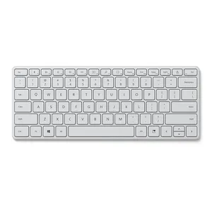 Teclado Microsoft, Bluetooth, Compacto, Branco, 21Y-00052