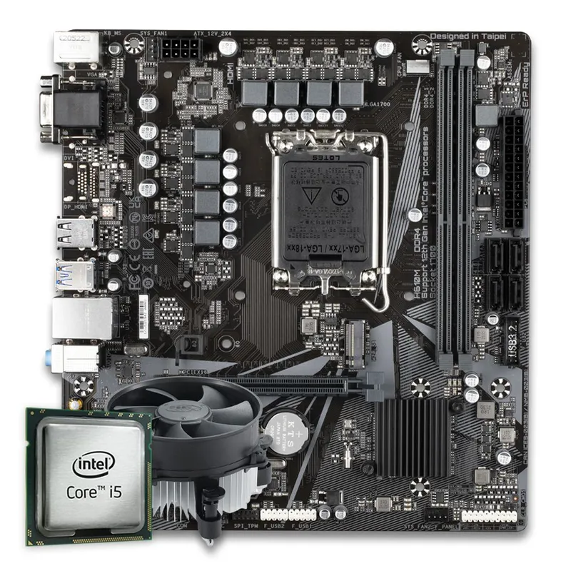 Pichau Kit upgrade, Intel i5-12400F, H610M DDR4