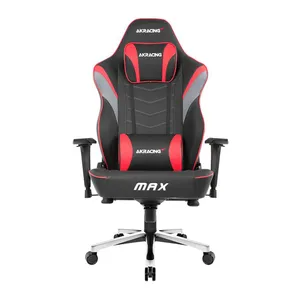 Cadeira Gamer AKRacing Max, Preta e Vermelha, 12836-0