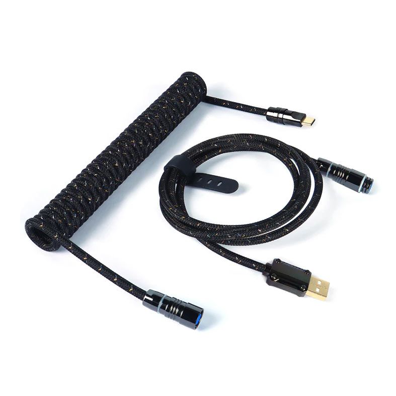 Cabo Attack Shark C05 Tipo-C USB-A 1.6m Preto