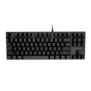 Teclado Mecanico Gamer Rapoo V500, Switch Black, Preto, RA027
