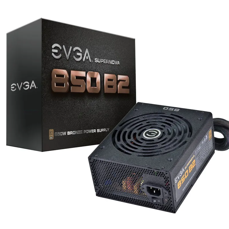 Fonte EVGA 850W B2 SuperNOVA 80 Plus Bronze PFC Ativo 110-B2-0850-V1 - BOX
