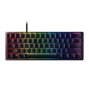 Teclado Optico Razer Huntsman Mini, Switch Roxo, Preto, RZ03-03390500-R3U1