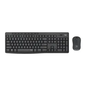 Kit Teclado e Mouse Logitech MK295 USB Silent Wireless Preto, 920-009793