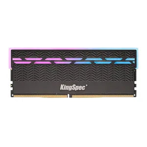 Memoria Kingspec, RGB, 8GB (1x8GB), DDR4, 3200MHz, Preta, KS3200D4R13508G