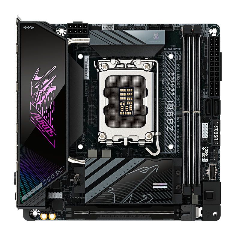 OPENBOX Placa Mae Gigabyte Z890I Aorus Ultra, DDR5, LGA1851, Mini-ITX, Chipset Intel Z890, Z890I-AORUS-ULTRA