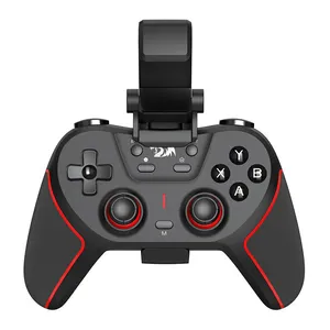 Controle Redragon Sempiten, Com Suporte Para Celular, Bluetooth, Preto e Vermelho, G712