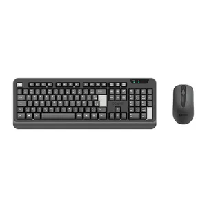 Kit Teclado e Mouse PcYes! Confort, Wireless, ABNT2, 1200DPI, Preto, PCOCWAB-108070
