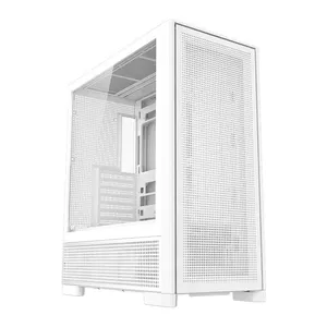 Gabinete Gamer Aigo Darkflash AIRNOVA, Mid-Tower, Lateral de Vidro, Com 3 Fans,ARGB, Branco, AIR-NOVA-WHITE