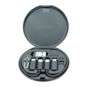 Kit Adaptador 6x1 X-Cell, Com Cabo USB-C, Preto, XC-KV-02