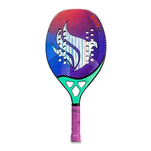 Raquete de Beach Tennis Pichau Hawaiian Waves 3K Carbon 28 Furos, PES-RKT-HW