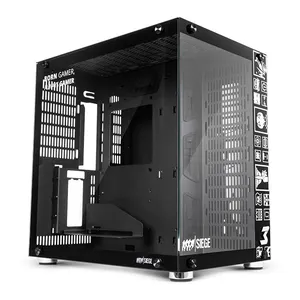 Gabinete Gamer DT3 Sports Hyperspace Rainbow Six Siege Lateral/Frontal Vidro Temp Preto/Branco, 11347-7
