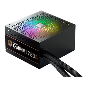 Fonte Gamdias Kratos M1-750W, RGB, 80 Plus Bronze, AD-X750ZZZ