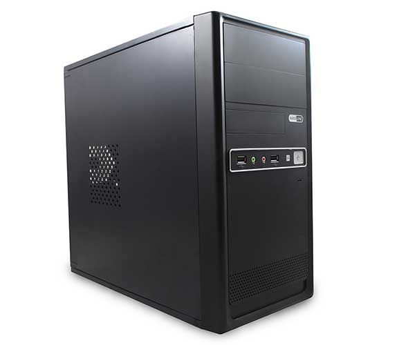 Gabinete Hardline W1 2 Baias Preto Fonte 200W