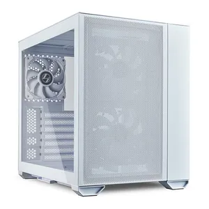 Gabinete Gamer Lian Li O11 Air Mini, Mini Tower, Lateral de Vidro, Branco, O11AMW