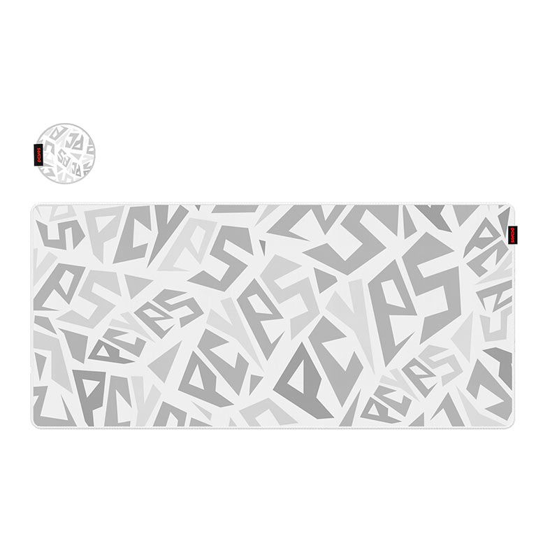 Mousepad Gamer PCYes Signature Extended White Ghost 900x420x3mm Branco