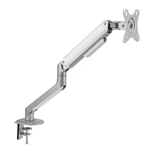 Suporte Articulado Para Monitor Brateck LDT63 C012, 17 Pol. a 32 Pol., Prata, LDT63-C012