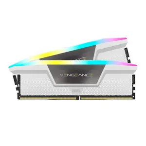 Memoria Corsair Vengeance, RGB, 64GB (2x32GB), DDR5, 6000MHz, C30, Branco, CMH64GX5M2B6000Z30W