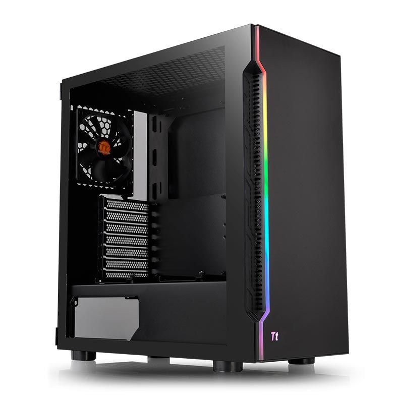 Gabinete Thermaltake H200 TG RGB Preto