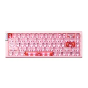Teclado Mecanico ATK Gear RS6 Air, Switch Zenith, Rosa, RS6-AIR-PK