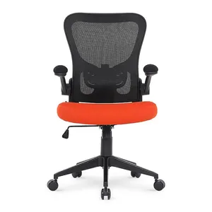 Cadeira Office DT3 Vita, Preto e Laranja, 13908-1