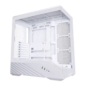 Gabinete Gamer Lian Li Vector V100, ARGB, Mid-Tower, Lateral de Vidro, Branco, V100W