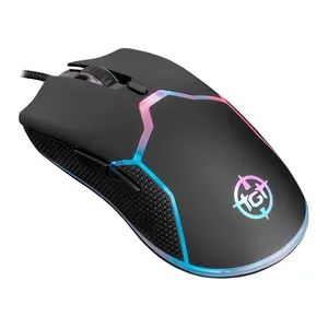 Mouse Gamer TGT Bizon S, Rainbow RGB, 8400DPI, 6 Botoes, Preto, TGT-BIZ-S-RBW