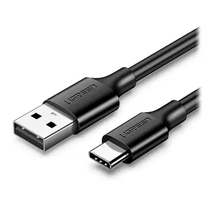 Cabo UGREEN USB-A para USB-C, Nickel Plating, 1m, Preto, UG-60116