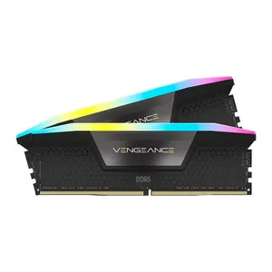 Memoria Corsair Vengeance RGB, 32GB (2x16GB), DDR5, 7200MHz, C34, Preto, CMH32GX5M2X7200C34