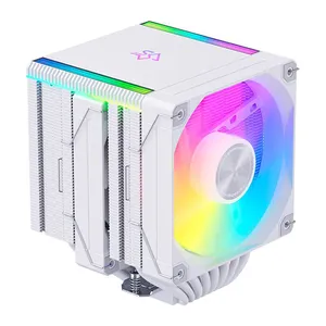 Cooler Para Processador Snowman MT880 V4, ARGB, 2x120mm, Branco, MT880-V4-WH-ARGB