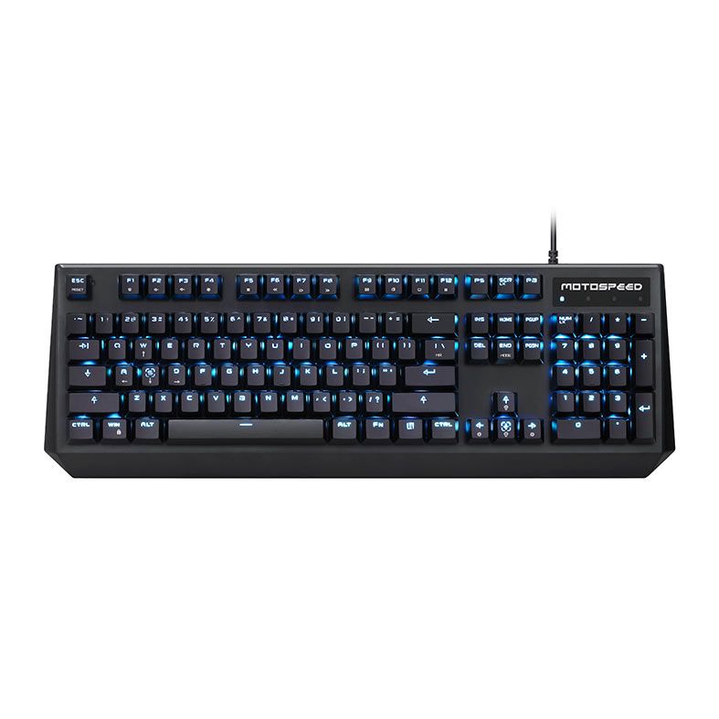 Teclado Mecanico Motospeed CK95, Led Azul, Switch Preto, Preto, KG-CK95-BK-BK-WW