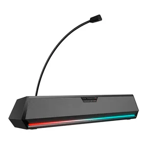 Soundbar Gamer Edifier G1500 Bar, RGB, 5W RMS, Bluetooth, Preto, G1500-BAR-BK