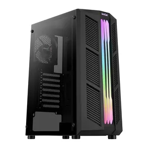 Gabinete AeroCool Prime RGB Vidro Temp Preto, PRIME-G-BK-v1