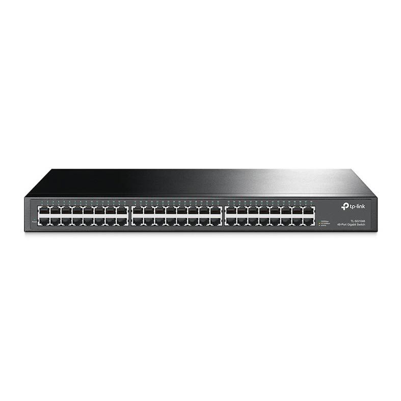Switch TP-Link Rackmount 48 Portas Gigabit 1000Mbps, TL-SG1048