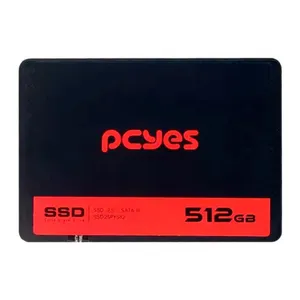 SSD PcYes PY512, 512GB, 2.5, Sata III 6 GB/s, Leitura 550 MB/s, Gravacao 400 MB/s, SSD25PY512