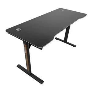 Mesa Gamer TGT Barrier, 140cm, Preto, TGT-BRR-BK01