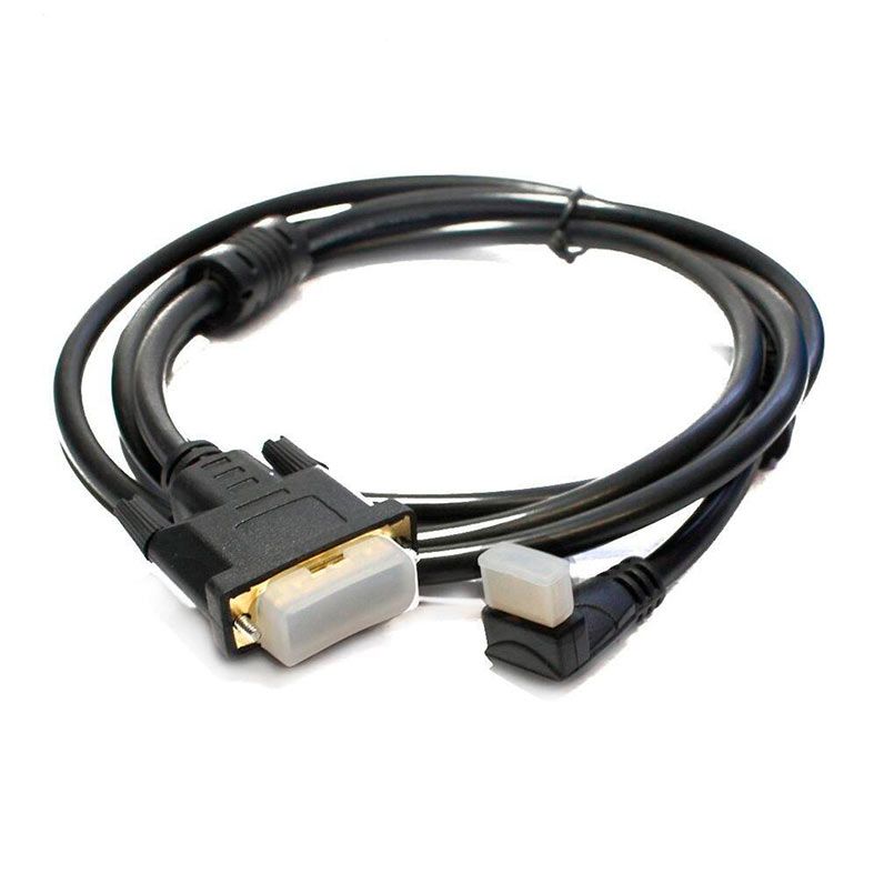 Cabo HDMI Para DVI MD9, 1.8m, DVI 90 Graus, 7630