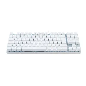 Teclado Mecanico Gamer A+ Plus Tech Barak, Led Branco, ABNT2, Switch Marrom, USB, Branco, AP-KB-3885W