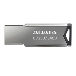 Pen Drive Adata UV250, 64GB, USB 2.0, Preto, AUV250-64G-RBK