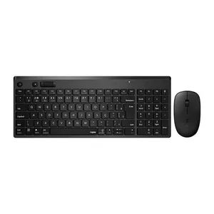 Kit Teclado e Mouse Rapoo 8050T, Wireless, ABNT2, 1300DPI, Preto, RA003