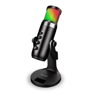 Microfone Condensador DAZZ X Pro, RGB, USB, Preto, 62000110