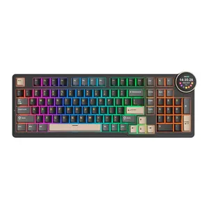 Teclado Mecanico Royal Kludge RK N99, RGB, Switch Cream, Phantom, RK-N99