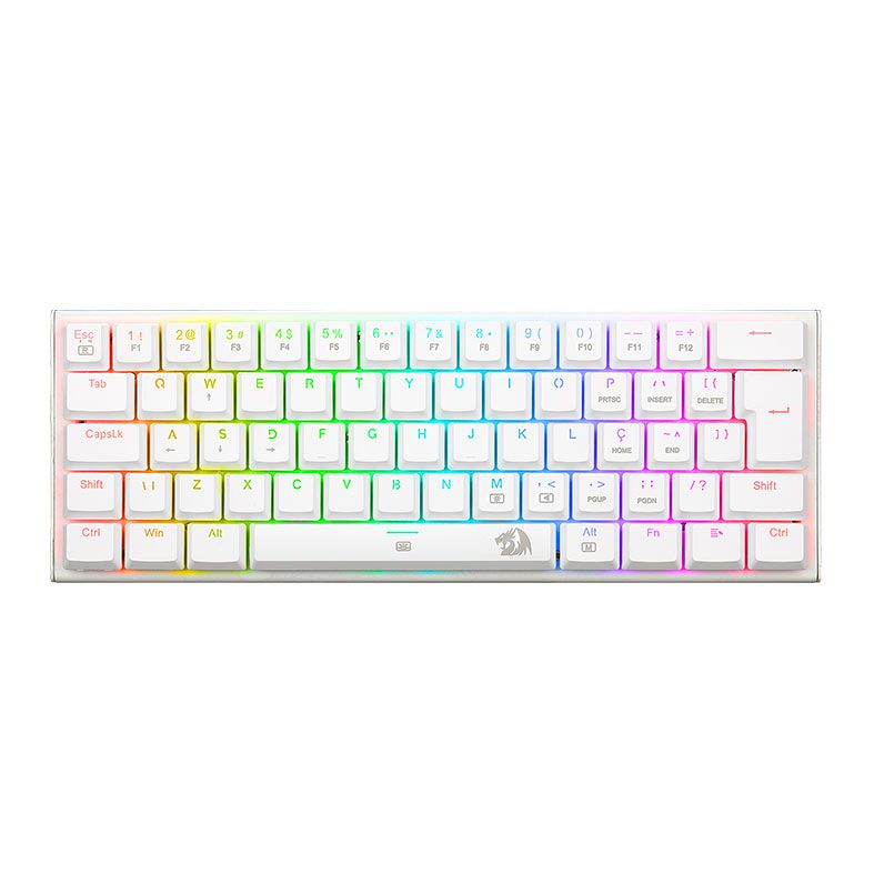 Teclado Mecânico Gamer Redragon Anivia RGB Switch Azul ABNT