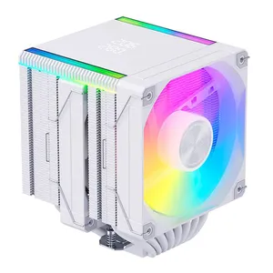 Cooler Para Processador Snowman MT880 V4, ARGB, 2x120mm, Branco, MT880-V4D-WH-ARGB