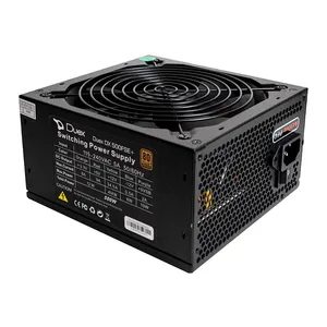 Fonte Duex DX 500, 500W, 80 Plus Bronze, Preto, DX-500FSE
