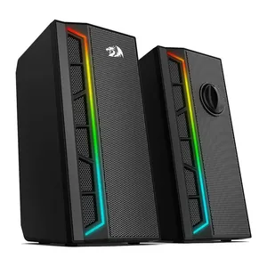 Caixa de Som Redragon Calliope, RGB, 5W RMS, USB e P2, Preta, GS580