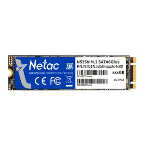 SSD Netac N535N, 256GB, M.2 2280, Sata III 6GB/s, Leitura 540MB/s, Gravacao 490MB/s, NT01N535N-256G-N8X